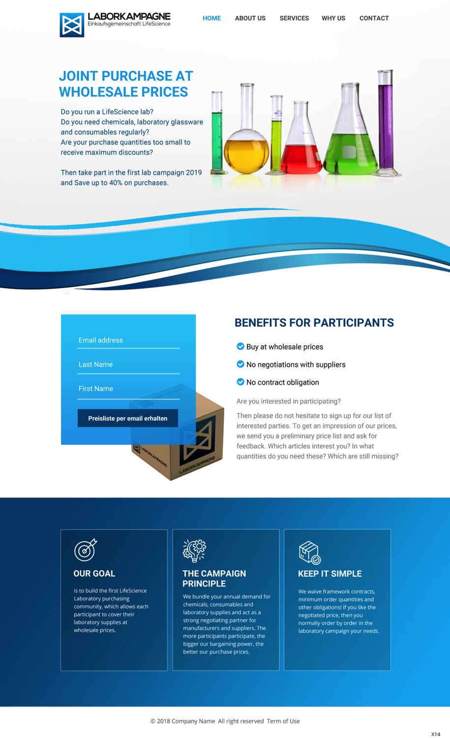 Landing Page Design by pb for this project | Design #20056973