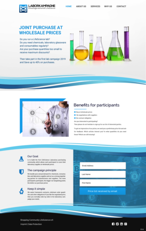 Landing Page Design by pb for this project | Design: #20095859