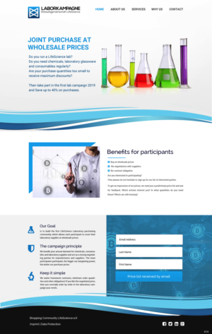 Landing Page Design by pb for this project | Design: #20095860