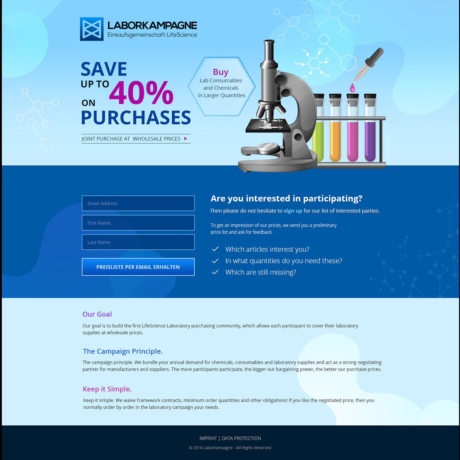 Landing Page Design by Ananya Roy for this project | Design: #20100430