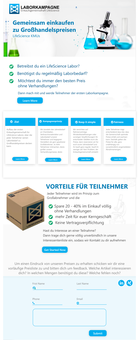 Landing Page Design by fahmi81 for this project | Design #20107313