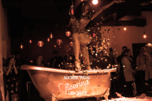 dirty dancer in bathtub promotion  | Diseño Gráfico por Rozita