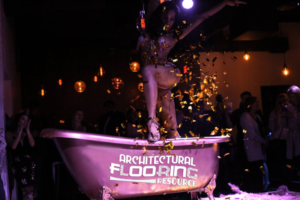 dirty dancer in bathtub promotion  | Diseño Gráfico por eleven