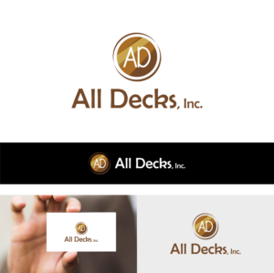 Logo Design by zatsukiki for All Decks and Doors Inc. | Design: #20066715