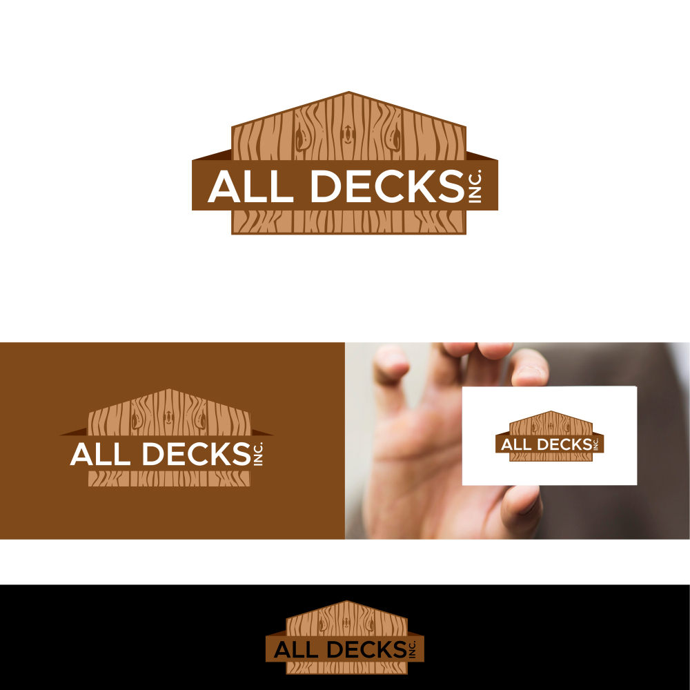 Logo Design by zatsukiki for All Decks and Doors Inc. | Design #20078709