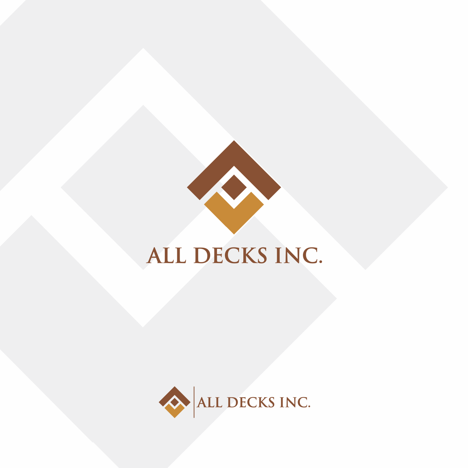 Logo Design by dp748365 for All Decks and Doors Inc. | Design #20054018