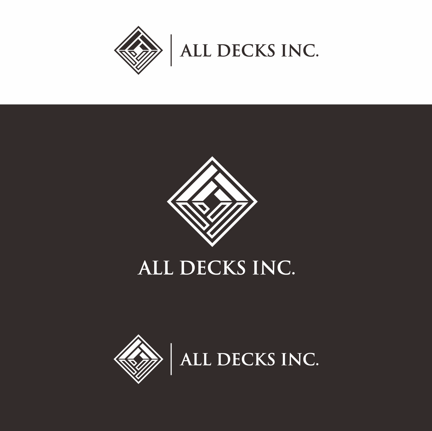 Logo Design by dp748365 for All Decks and Doors Inc. | Design #20079399