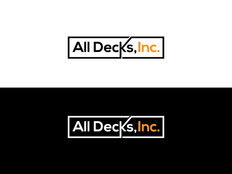 Logo Design by DigitalexTM for All Decks and Doors Inc. | Design #20035762