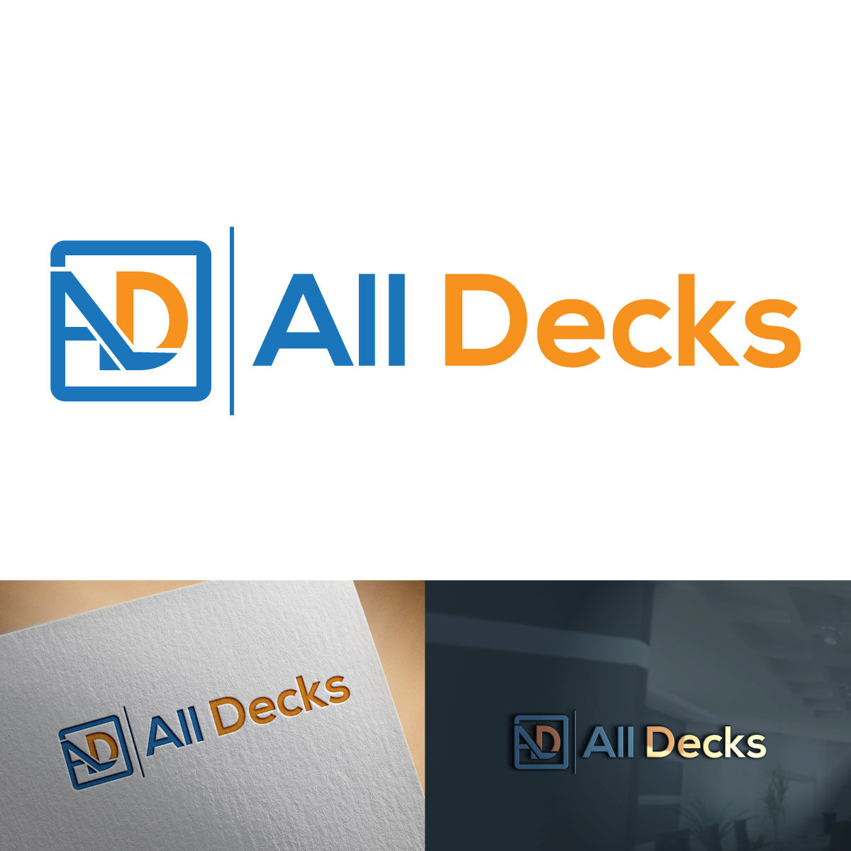 Logo Design by JAFRIN for All Decks and Doors Inc. | Design #20027000