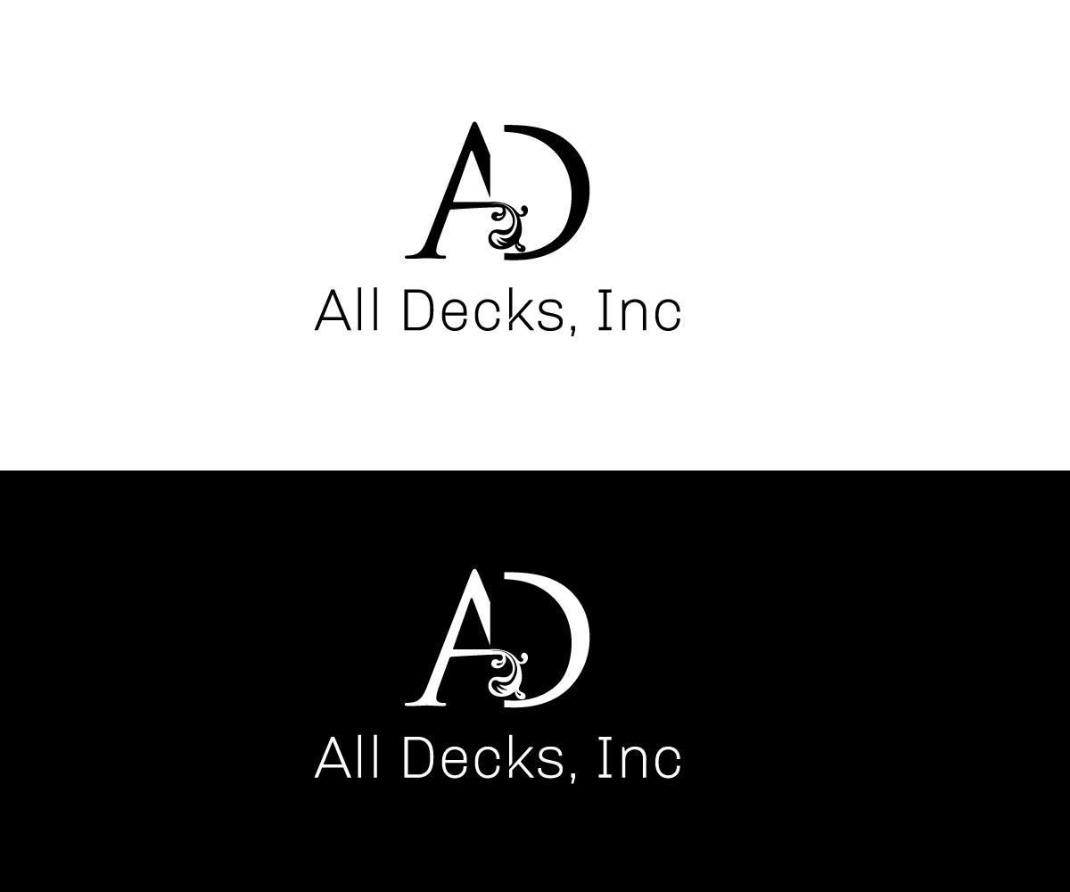Logo Design by Rosaleen for All Decks and Doors Inc. | Design #20050828