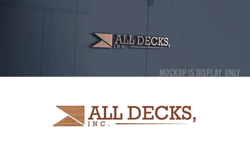 Logo Design by ilovedesign1 for All Decks and Doors Inc. | Design #20039252