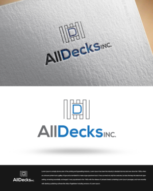 Logo Design by zingodesigns258 for All Decks and Doors Inc. | Design: #20041356