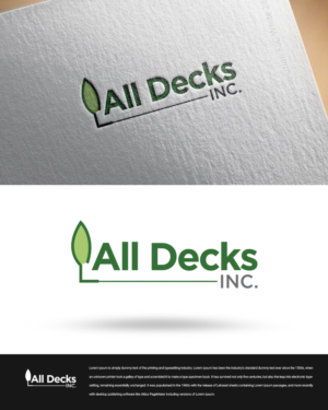 Logo Design by zingodesigns258 for All Decks and Doors Inc. | Design: #20041357