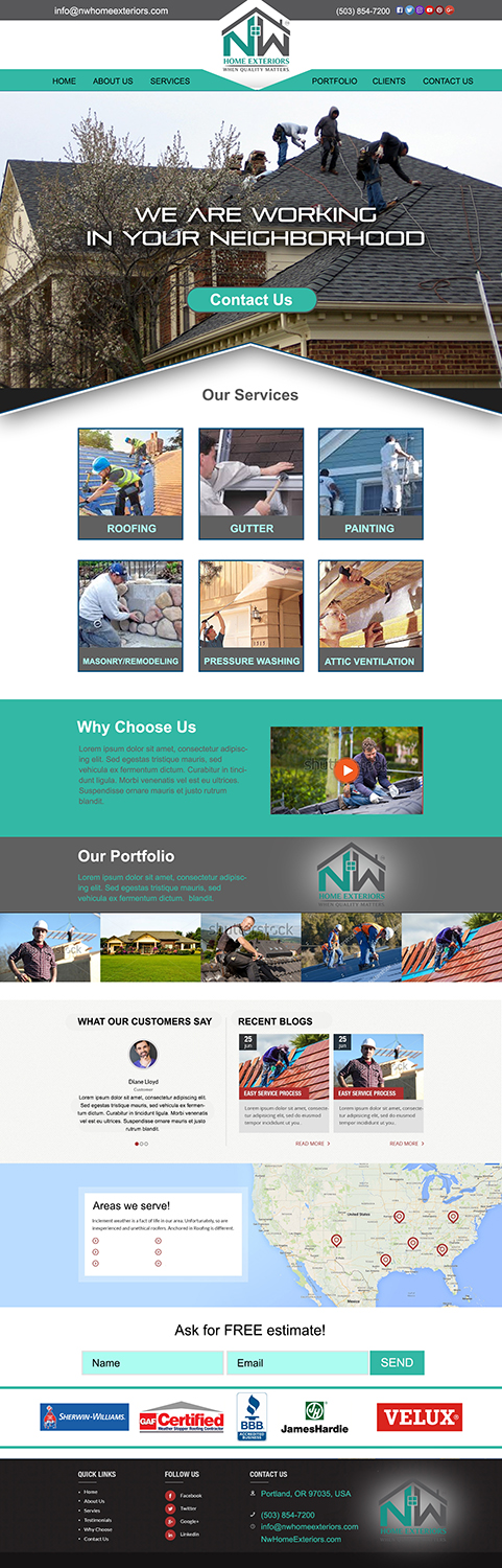 Wordpress Design by noelopan1955 for this project | Design #20087482