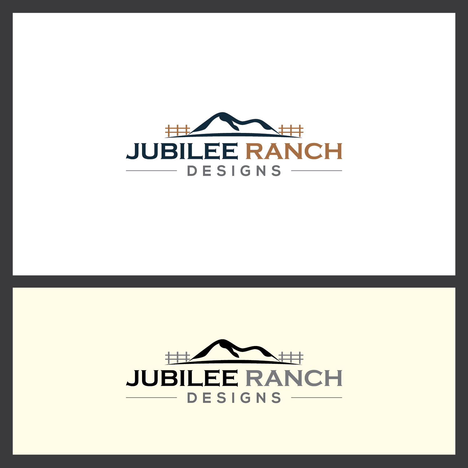 Logo Design by Deziners Zone for Jubilee Ranch Designs  | Design #20036775
