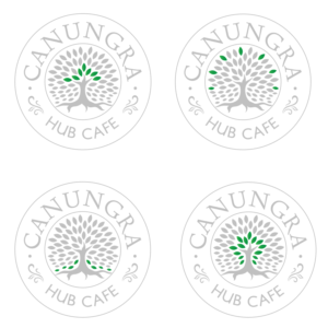 Canu gra Hub Cafe | Logo Design by JanuXart