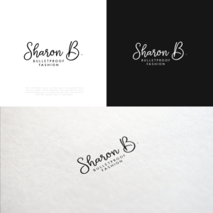 Brand: Sharon B.  Slogan: Bulletproof fashion | Logo-Design von lorixart