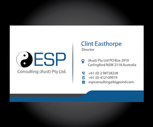 Business Card Design by joliau for this project | Design: #2921769