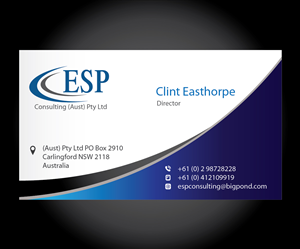 Business Card Design by joliau for this project | Design: #2921787