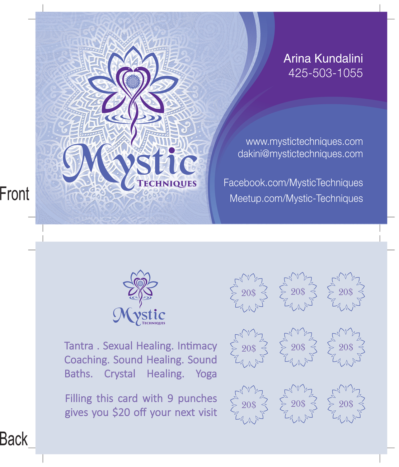 Business Card Design by niloufar.vtn for this project | Design #20090839