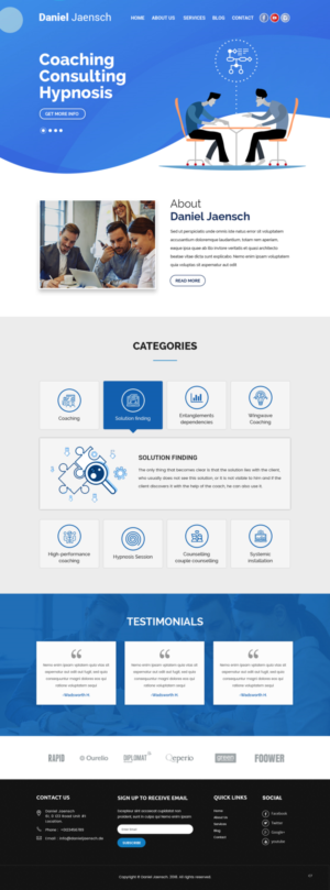 Web Design par pb pour ce projet | Design : #20042999