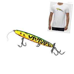 Artistic Rendition of an Exotic Fishing Lure | Diseño de Camiseta por DAVIDEZIGN