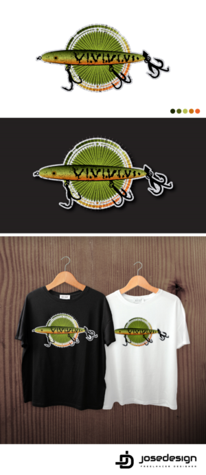 Artistic Rendition of an Exotic Fishing Lure | Diseño de Camiseta por JoseDesign
