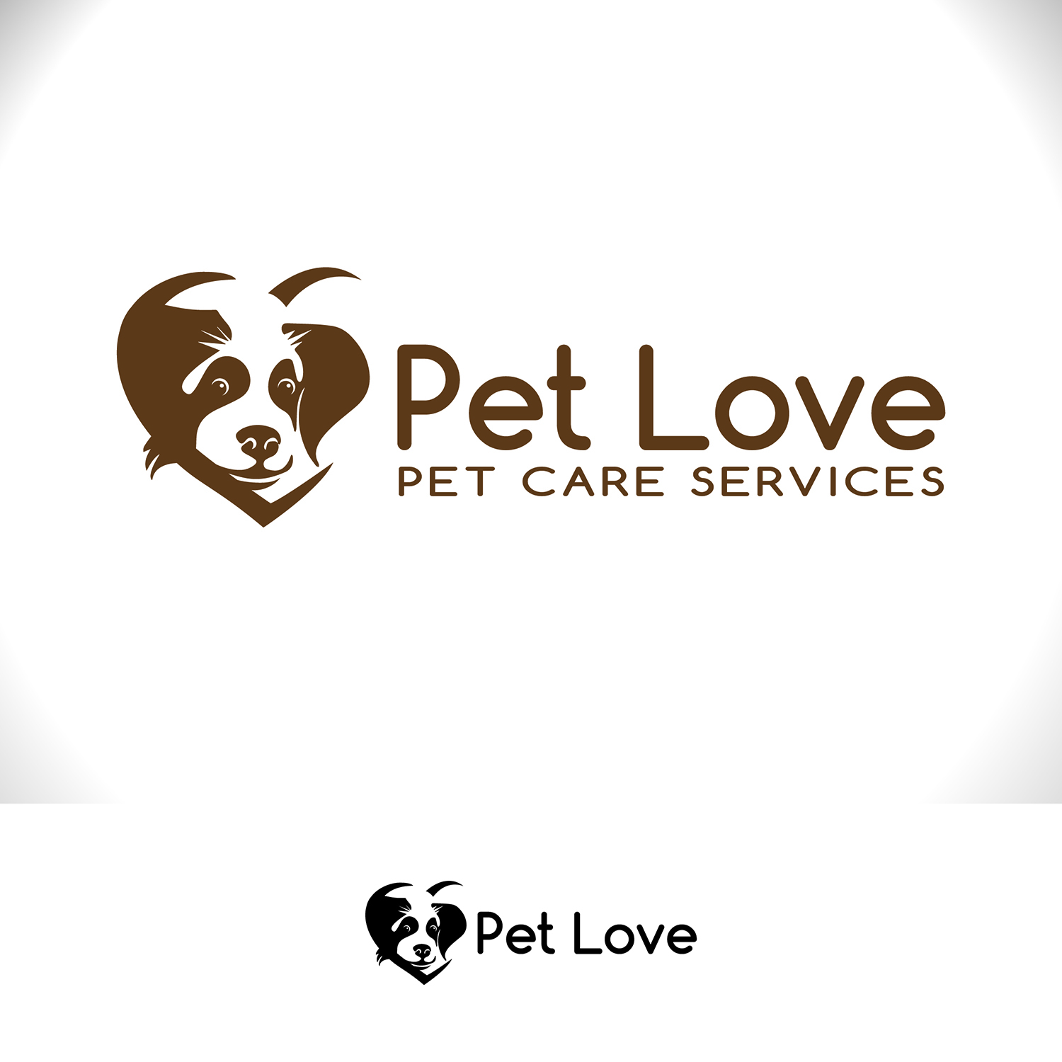 Logo Design by MTu for Pet Love Pet Care Services | Design #20038010