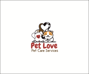 Logo Design by DEDIU 2 for Pet Love Pet Care Services | Design #20038091