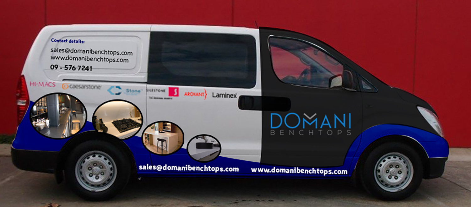 Car Wrap Design by BEEZU for Domani Benchtops | Design #20047213