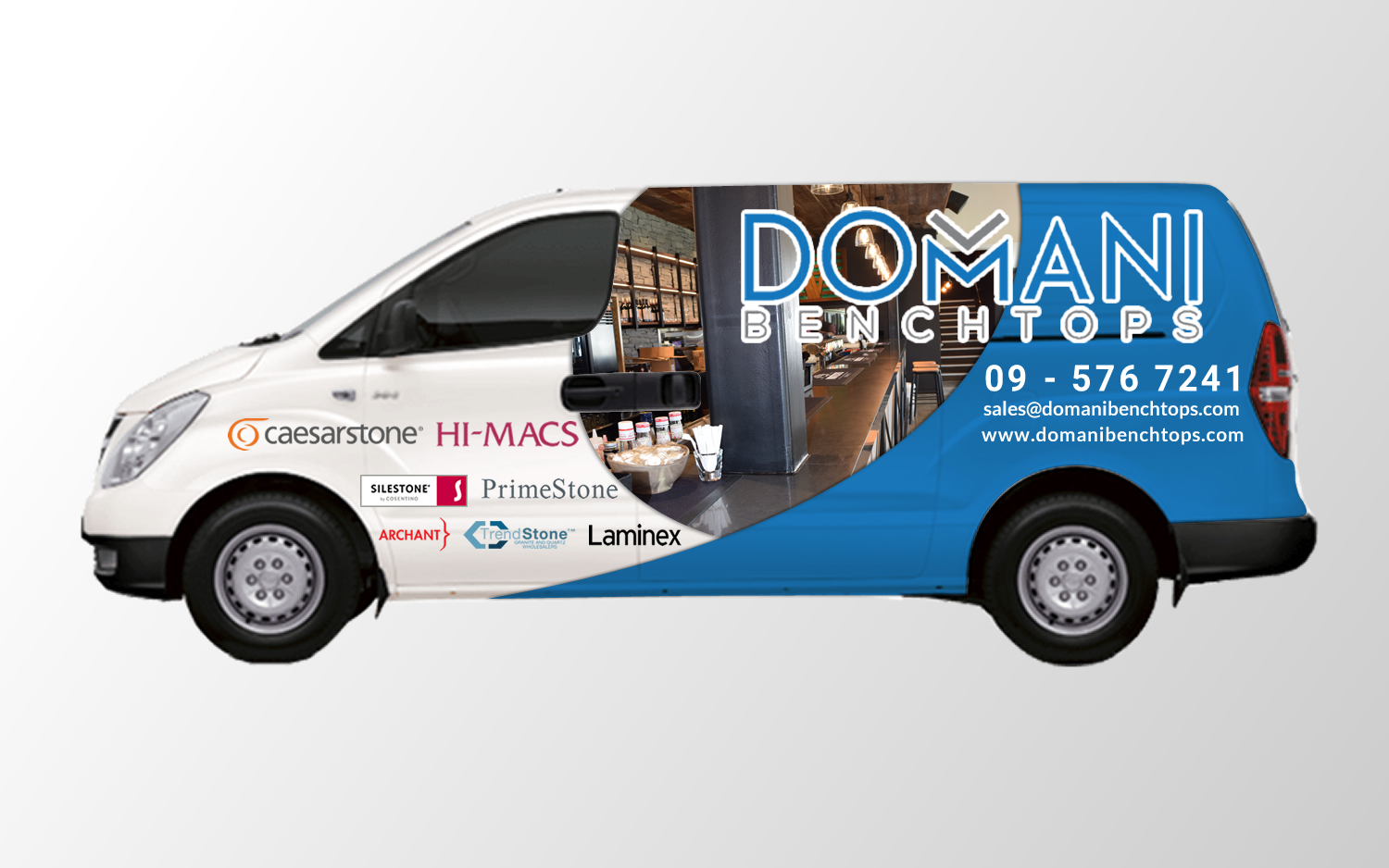 Car Wrap Design by Infinitive Technology for Domani Benchtops | Design #20053958