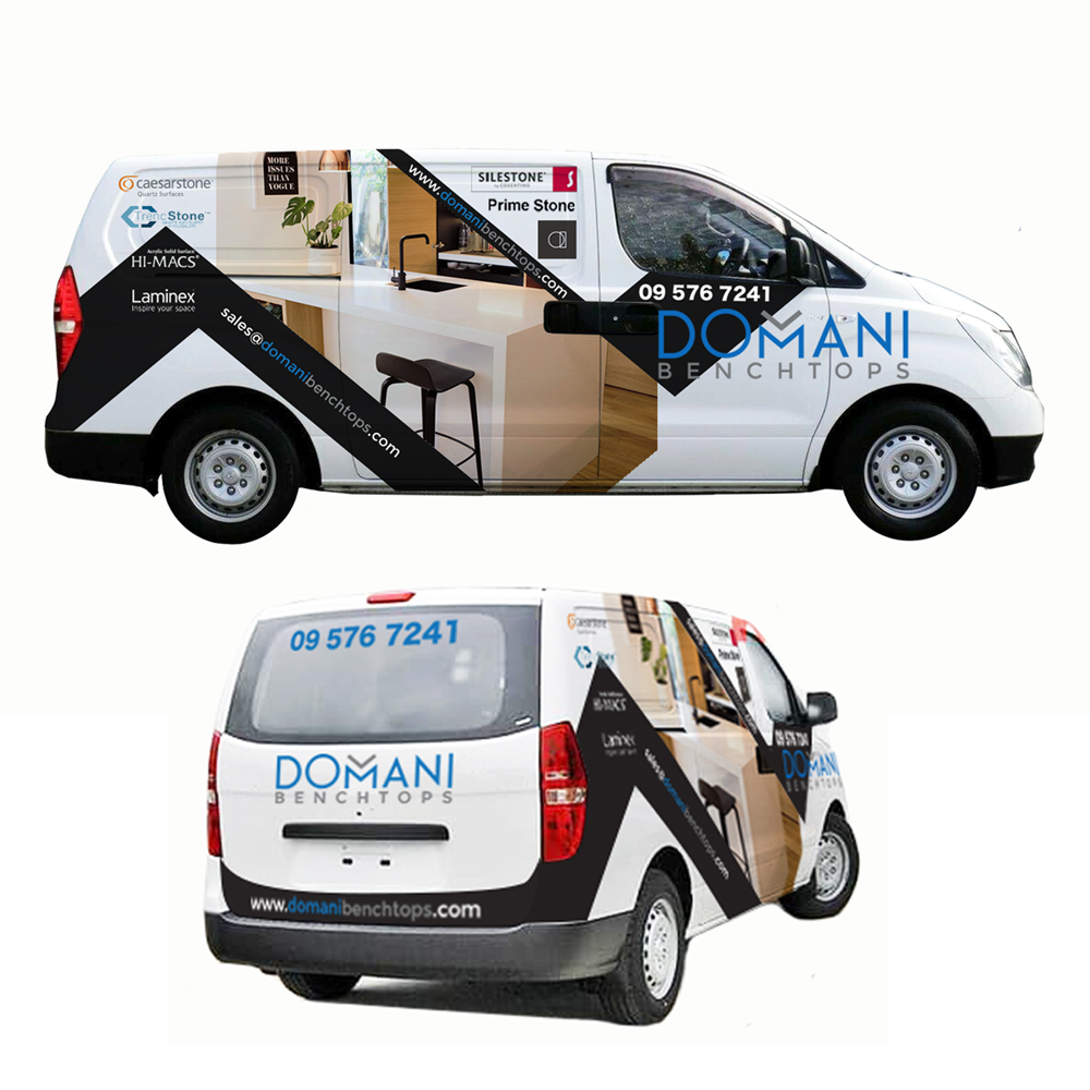 Car Wrap Design by Zainny Azuar for Domani Benchtops | Design #20046719