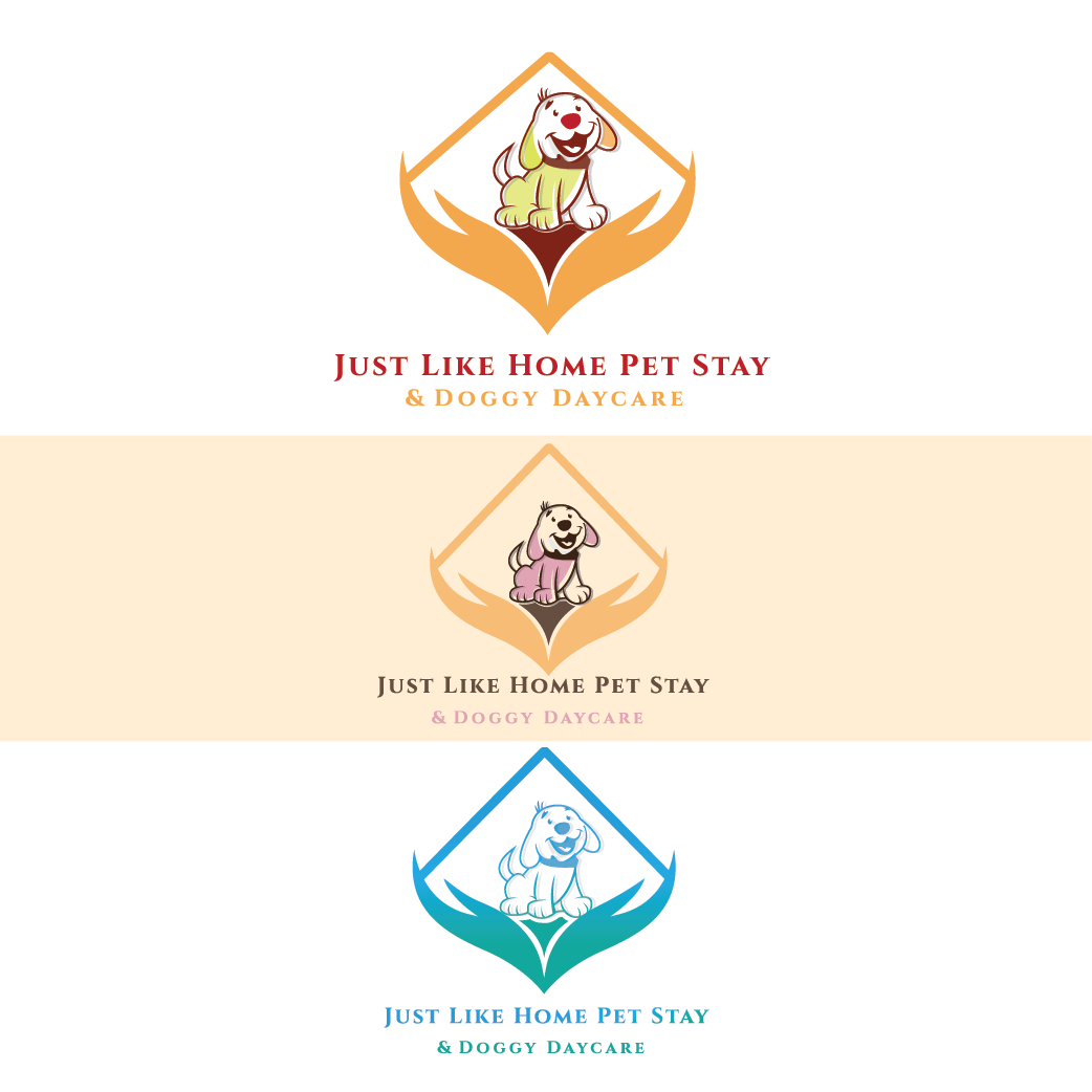 Logo-Design von Ezgi Kilavuz für Just like home pet stay & doggy daycare | Design #20049697