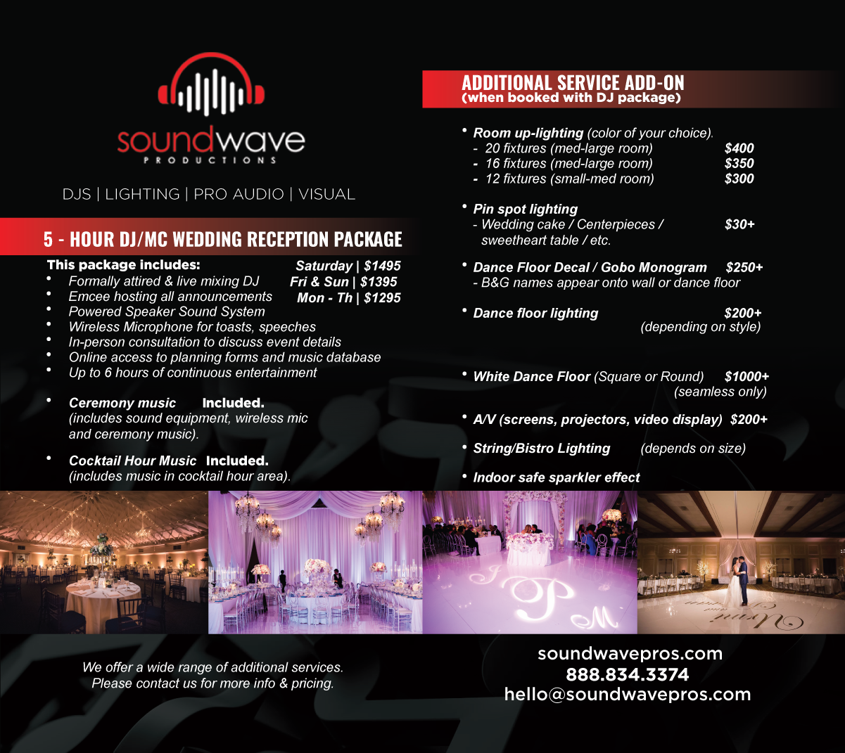 Graphic Design by Sergio Coelho for SoundWave Productions Inc. | Design #20073468