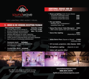Graphic Design by Sergio Coelho for SoundWave Productions Inc. | Design: #20073468
