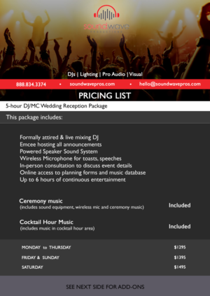 Graphic Design by Vishwa Basnayake for SoundWave Productions Inc. | Design: #20063340