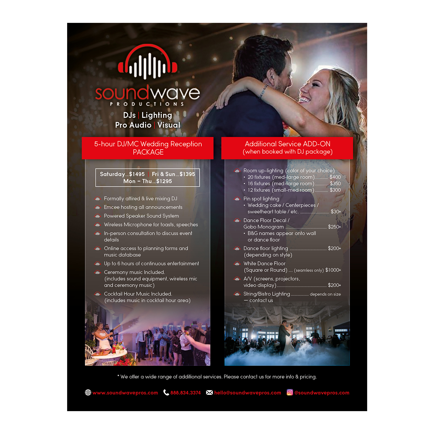 Graphic Design by Emmanuel Creations for SoundWave Productions Inc. | Design: #20112557