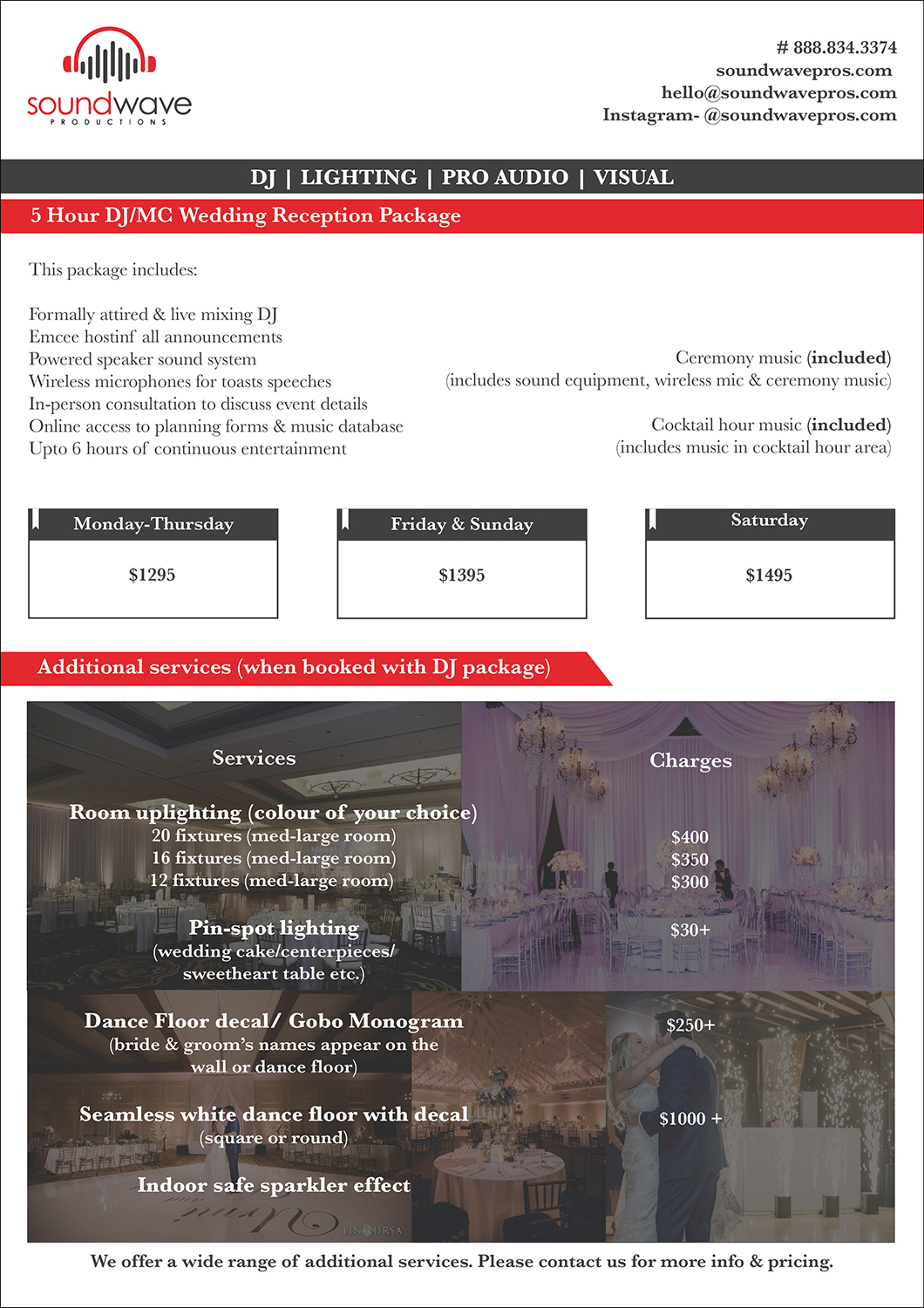 Graphic Design by HatchCI for SoundWave Productions Inc. | Design #20074159
