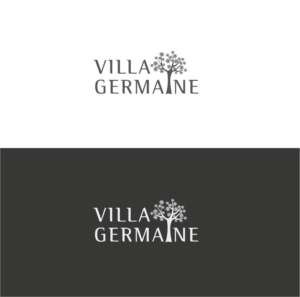 The name of the project: Villa Germaine | Logo Design by Birdcage