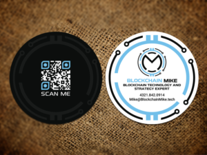 Blockchain Mike – A blockchain technology and strategy expert that is seeking to expand their per... | Visitenkarten-Design von Sandaruwan