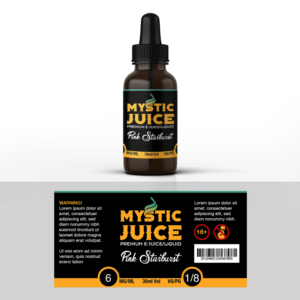 MYSTIC JUICE USA | Diseño de Etiqueta por Pinky 