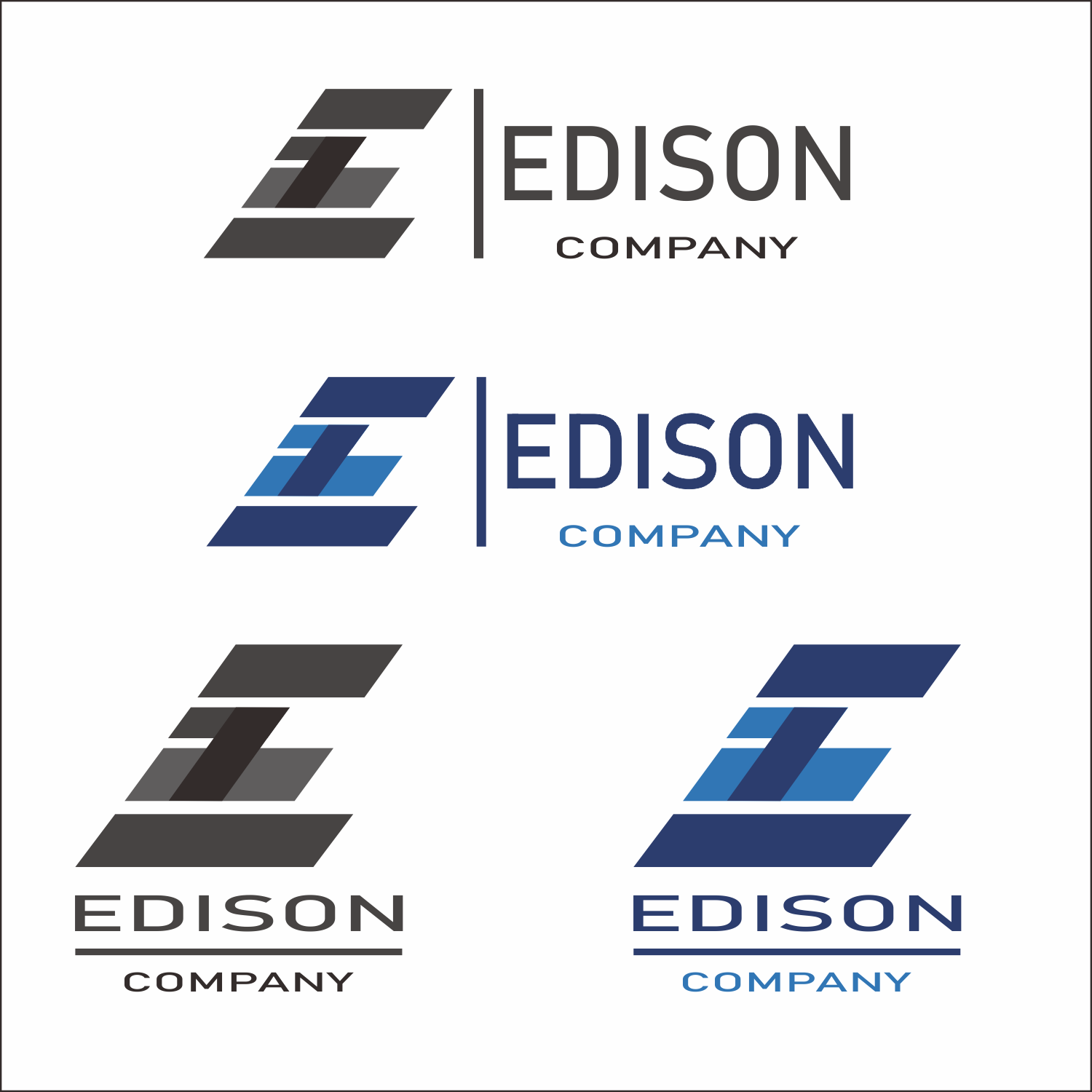 Logo Design by Archzaki_Lab for The Edison Company | Design #20095994