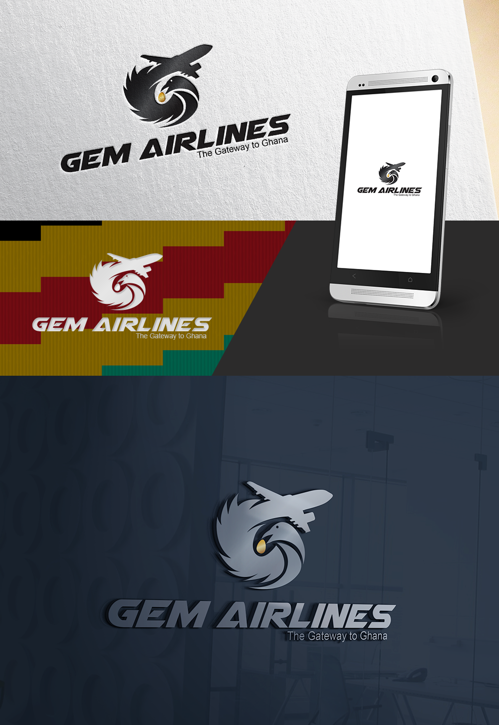 Diseño de Logo por AnjelsS para GEM Airlines , Inc | Diseño #20056097