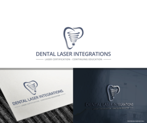 Dental Laser Integrations (second line: Laser Certification - Continuing Education  | Logo Design by Mario