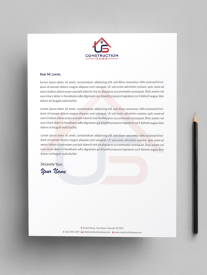 Design En-Tête par Infinitive Technology pour US Construction Zone, Inc.  | Design : #20045907