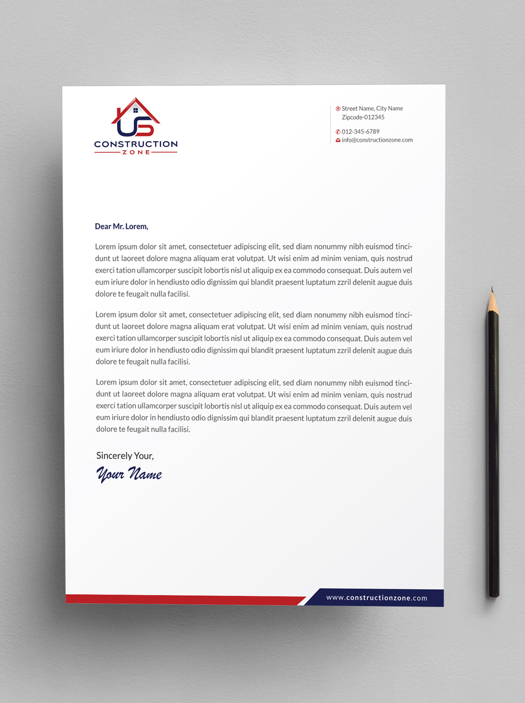 Design En-Tête par Infinitive Technology pour US Construction Zone, Inc.  | Design #20045926