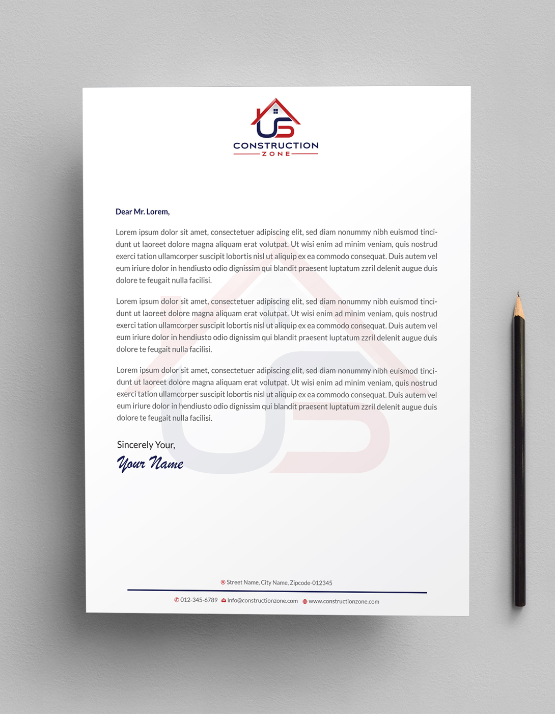 Design En-Tête par Infinitive Technology pour US Construction Zone, Inc.  | Design #20045929