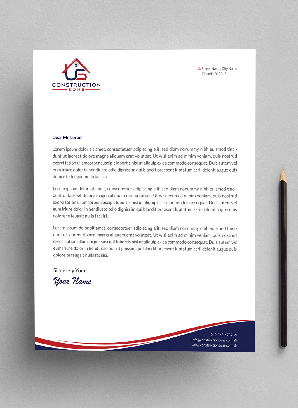 Design En-Tête par Infinitive Technology pour US Construction Zone, Inc.  | Design #20045937