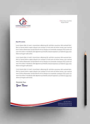 Diseño de Membrete por Infinitive Technology para US Construction Zone, Inc.  | Diseño: #20045937