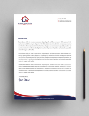 Diseño de Membrete por Infinitive Technology para US Construction Zone, Inc.  | Diseño: #20045944